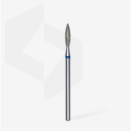 Fresa de diamante "Llama" Punta, Azul 2,3 mm, STALEKS