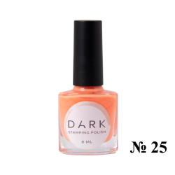 Esmalte Stamping Dark 25, Melocotón neón, 8ml