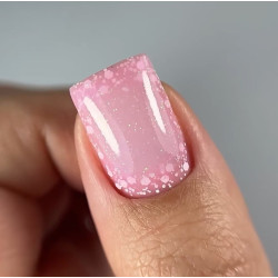 Top Opal DARK, Rosa Lechoso con micro brillo, sin capa adhesiva, 10ml