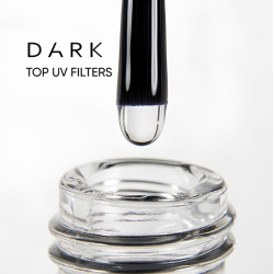 Rubber Top No Wipe DARK con UV filtors, sin pegajosidad, 15ml