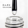 Rubber Top No Wipe DARK con UV filtors, sin pegajosidad, 15ml