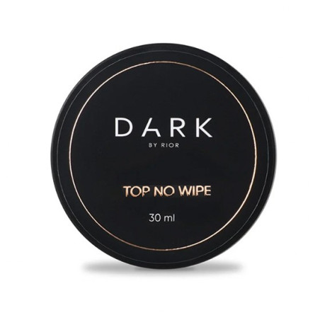 Rubber Top No Wipe DARK con UV FILTROS, sin pegajosidad, 30ml
