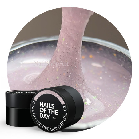 Opal Reflective Builder Gel 02 NAILSOFTHEDAY, 15g