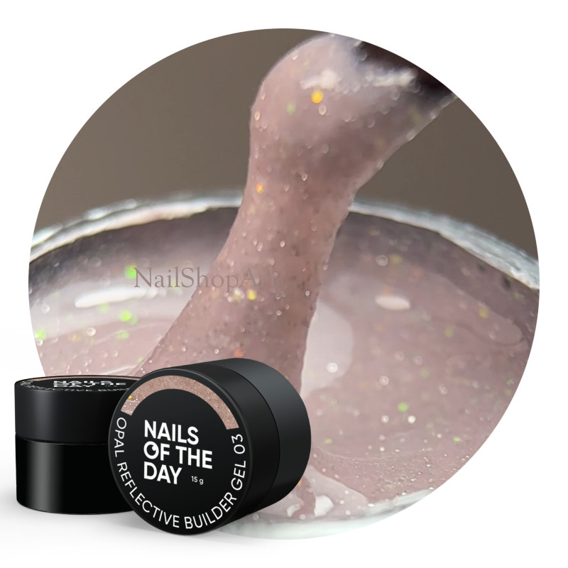 Opal Reflective Builder Gel 03 NAILSOFTHEDAY, 15g