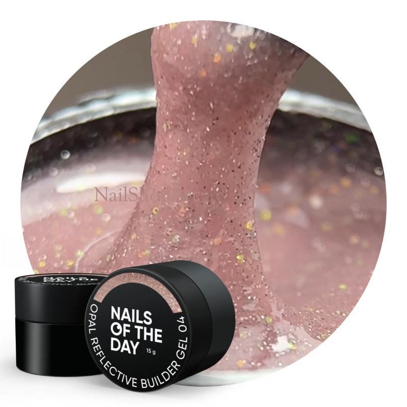 Opal Reflective Builder Gel 04 NAILSOFTHEDAY, 15g