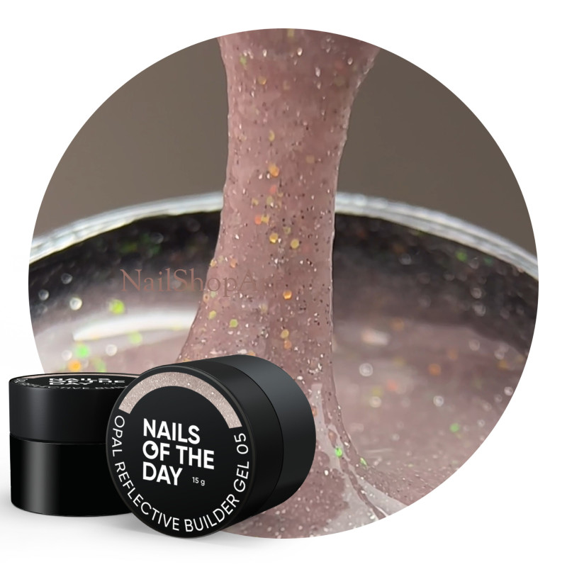 Opal Reflective Builder Gel 05 NAILSOFTHEDAY, 15g