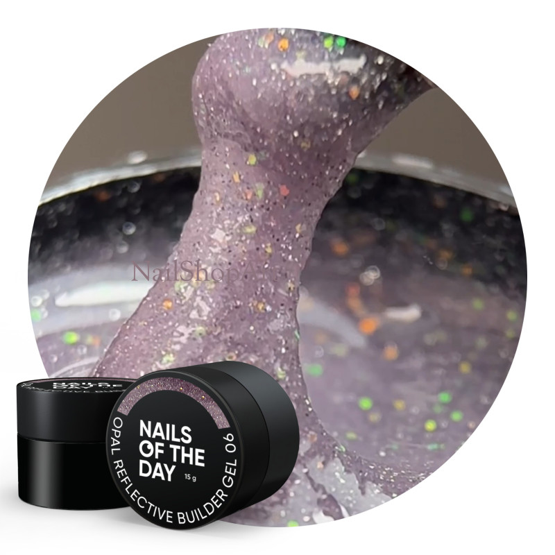 Opal Reflective Builder Gel 06 NAILSOFTHEDAY, 15g