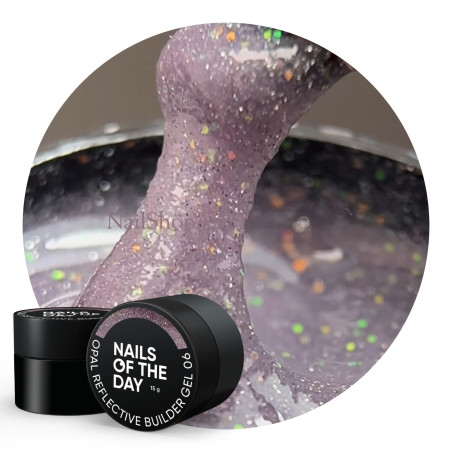 Opal Reflective Builder Gel 06 NAILSOFTHEDAY, 15g