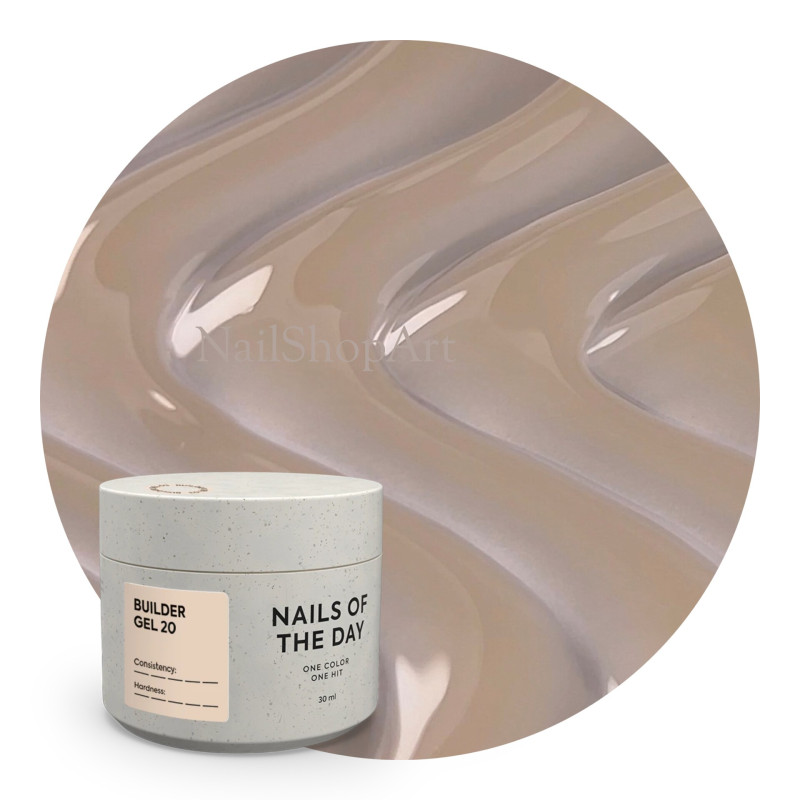Builder Gel 20 NAILSOFTHEDAY, gel constructor nude arena, 30 ml