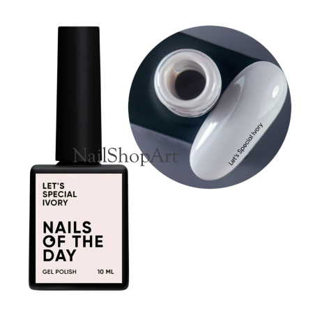 Esmalte Semipermanente Let's special Ivory NAILSOFTHEDAY, Beige, 10ml
