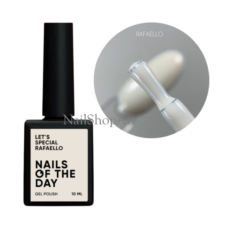Esmaltes semipermanenetes Let's special Rafaello Nailsoftheday, color beige claro, 10ml