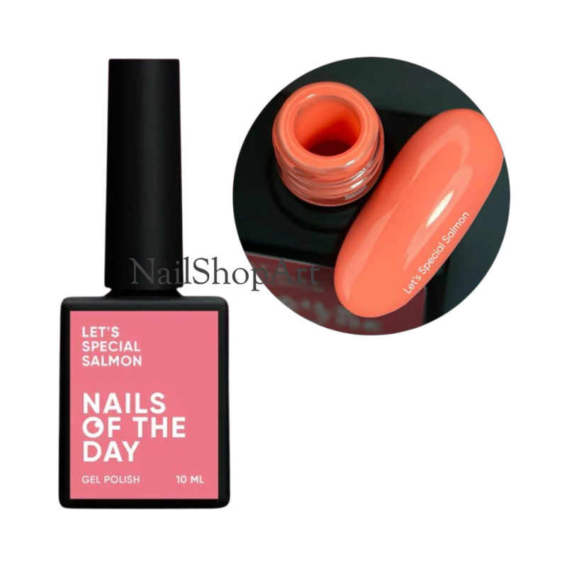 Esmalte Semipermanente Let's special Salmon NAILSOFTHEDAY, Salmon, 10ml