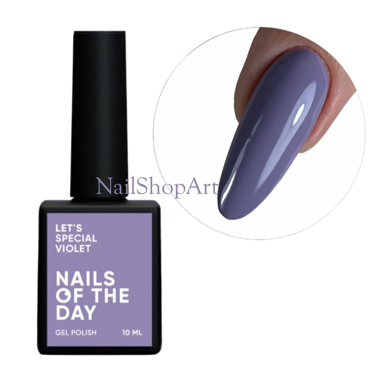 Esmalte Semipermanente Let's special Violet NAILSOFTHEDAY, Violeta, 10ml