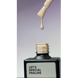 Esmalte semipermanenete Let's special Praline Nailsoftheday, color beige claro, 10ml