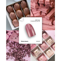 Esmalte semipermanenete Let's special Swiss Dream Nailsoftheday, color rosa empolvado, 10ml