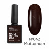 Esmalte semipermanenete Let's special Matterhorn Nailsoftheday, color marrón chocolate con brillo dorado, 10ml
