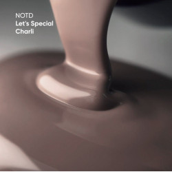 Esmaltes semipermanenetes Let's special Charli Nailsoftheday, color beige crema oscuro, 10ml