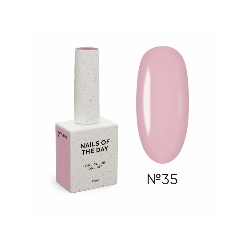Bottle Gel 35 NAILSOFTHEDAY con pincel, 10 ml