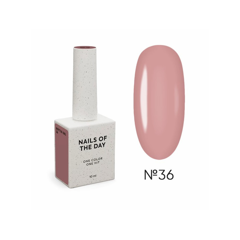Bottle Gel 36 NAILSOFTHEDAY con pincel, 10 ml