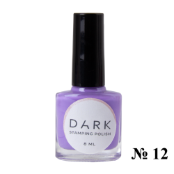 Esmalte Stamping Dark 12, Lila, 8ml