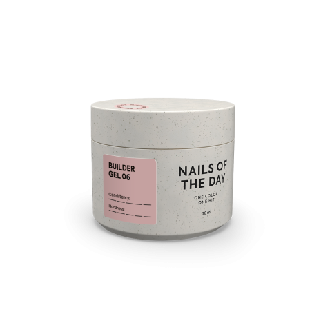 Builder Gel 06 NAILSOFTHEDAY, gel constructor beige, 30 ml