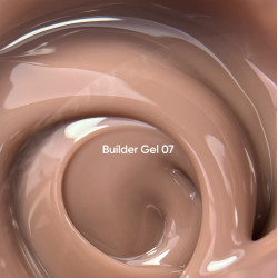 Builder Gel 07 NAILSOFTHEDAY, gel constructor beige caramelo, 15 ml