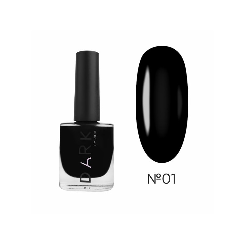 Esmalte Stamping Dark 01, Negro, 10ml