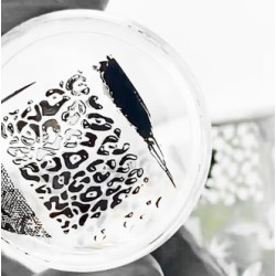 Esmalte Stamping Dark 01, Negro, 10ml