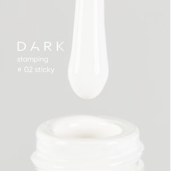 Esmalte Stamping Dark 02, Blanco, 10ml