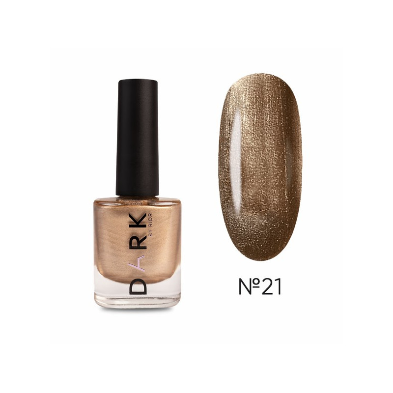 Esmalte Stamping Dark 21, Oro Blanco Metalizado, 10ml