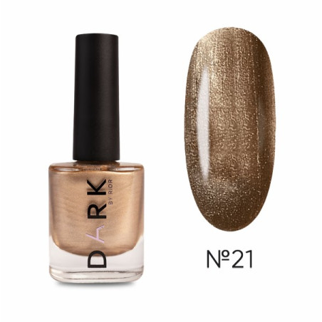 Esmalte Stamping Dark 21, Oro Blanco Metalizado, 10ml