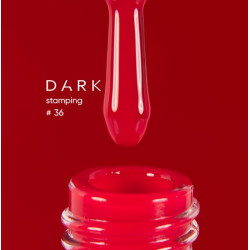 Esmalte Stamping Dark 36, Rojo, 10ml