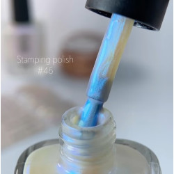 Esmalte Stamping Dark 46, camaleón azul, 10ml