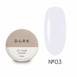 Pro Base 03 DARK, Base Camuflaje de color Blanco Lechoso, 30ml