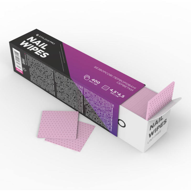 Toallitas perforadas sin pelusa EXPERT Staleks, 400 uds.