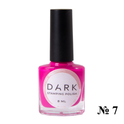 Esmalte Stamping Dark 07, Frambuesa, 8ml