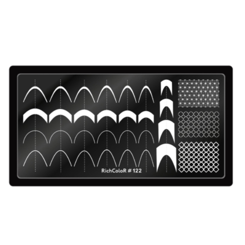 Placa Stamping RichColor 122
