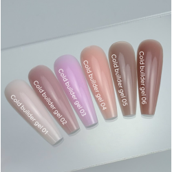 Cold Builder Gel 02 NAILSOFTHEDAY, gel constructor beige rosado, 15ml