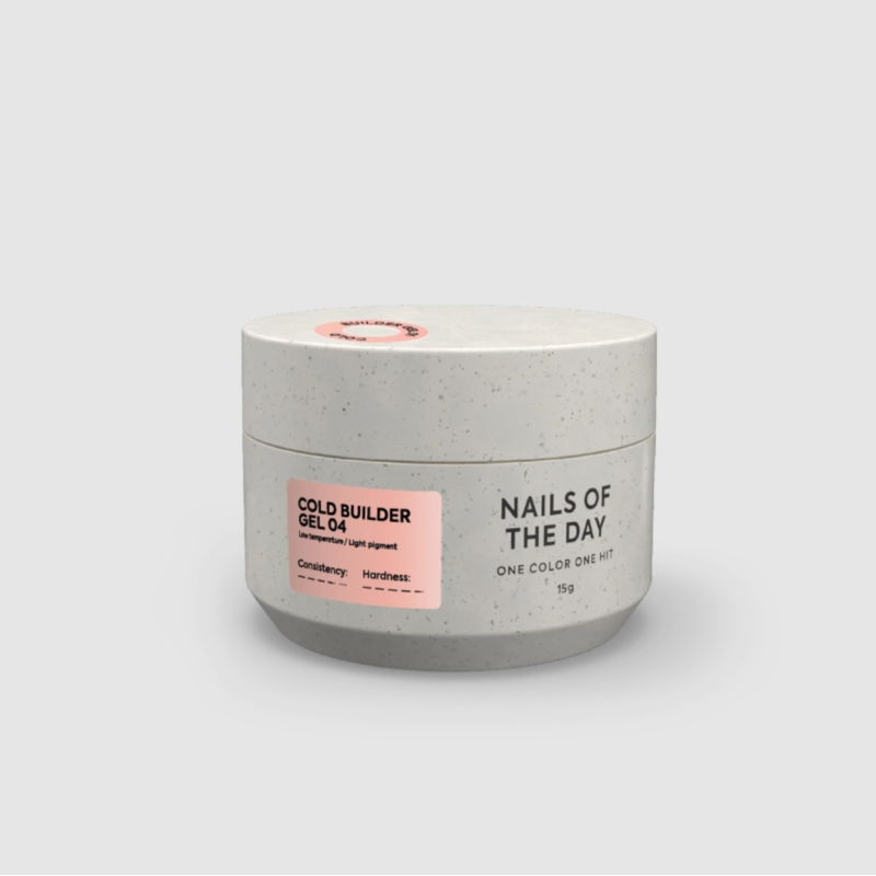 Cold Builder Gel 04 NAILSOFTHEDAY, gel constructor melocotón, 15ml