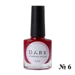 Esmalte Stamping Dark 06, Rojo, 8ml