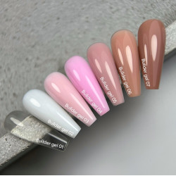 Builder Gel 02 NAILSOFTHEDAY, gel constructor blanco lechoso, 30 ml