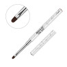 Pincel ovalado para gel de pelo sintético NAILSOFTHEDAY Profecional Brush oval, 9mm