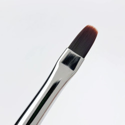 Pincel ovalado para gel de pelo sintético NAILSOFTHEDAY Profecional Brush oval, 9mm