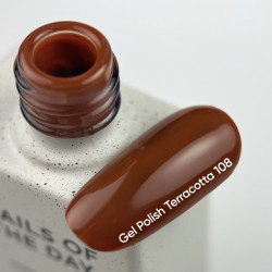 Esmalte semipermanente Let's Special Terracotta, marrón rojizo, 10ml