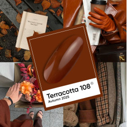 Esmalte semipermanente Let's Special Terracotta, marrón rojizo, 10ml