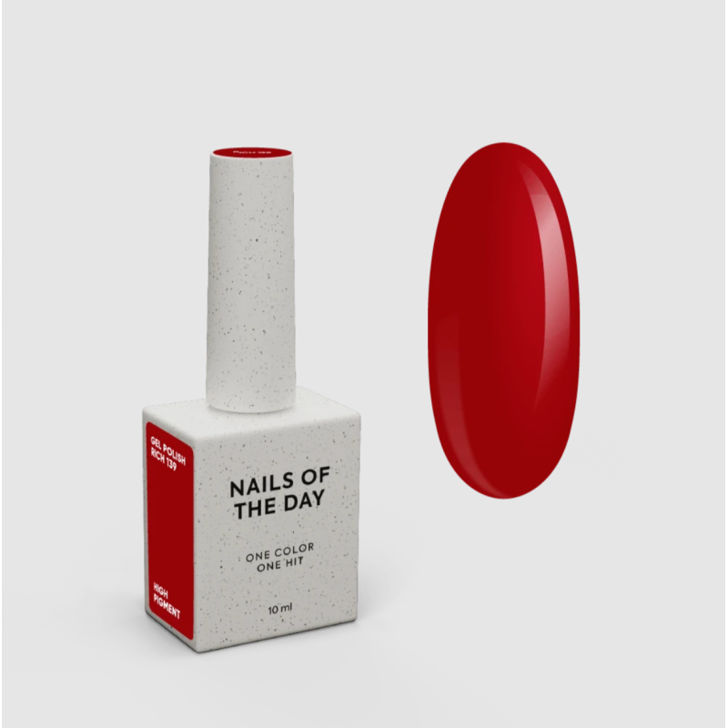Esmalte semipermanente Let's Special Rich, rojo, 10ml
