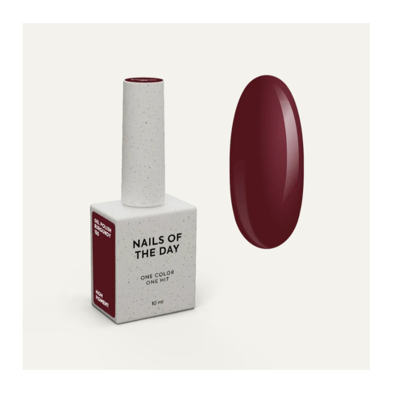 Esmalte semipermanente Let's Special Burgundy, borgoña oscuro, 10ml