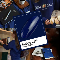 Esmalte semipermanente Let's Special Indigo, borgoña oscuro, 10ml