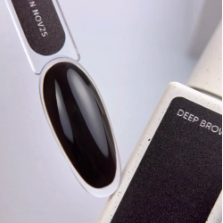 Esmalte Semipermanente Let's special Deep Brown NAILSOFTHEDAY, negro, 10ml