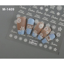 Pegatina Adhesiva M-1409 5D, Navidad